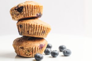 Healthy Gluten Free Blueberry Muffins
