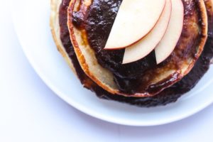 Gluten-Free Pancakes With Homemade Apple Jam