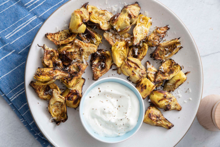 Air Fried Artichoke Hearts