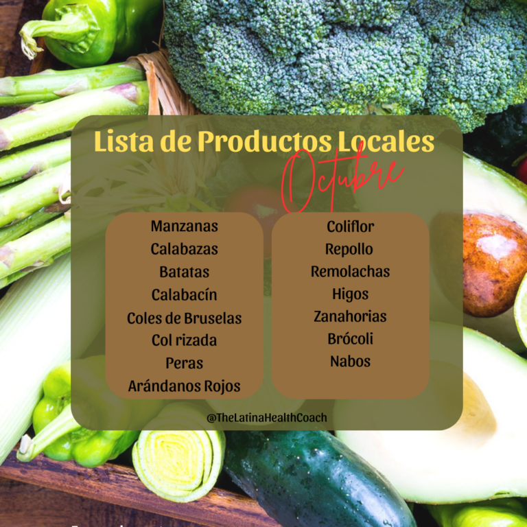 October Produce Guide - Spanish