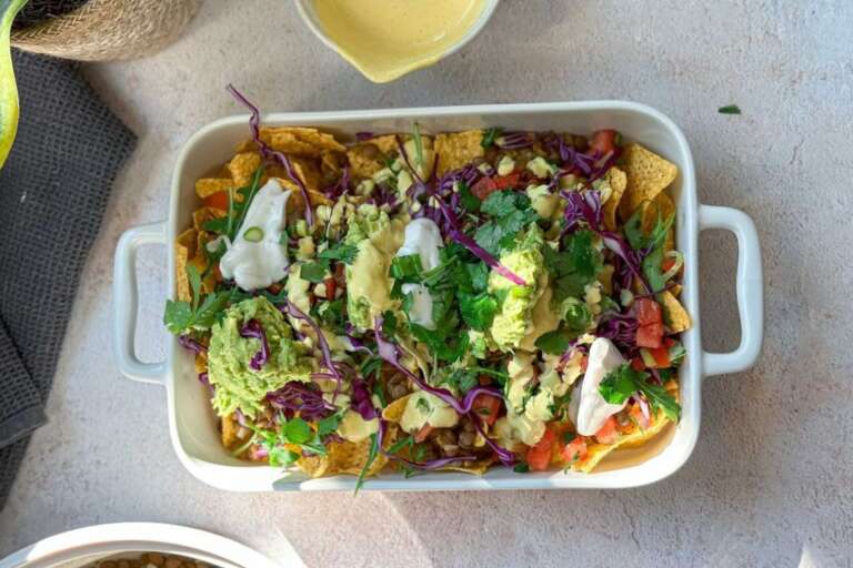 Loaded Plant-Based Nachos