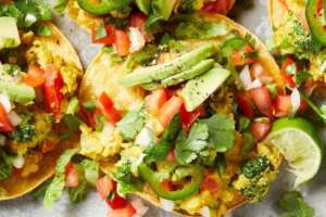 Vegetable Tostadas